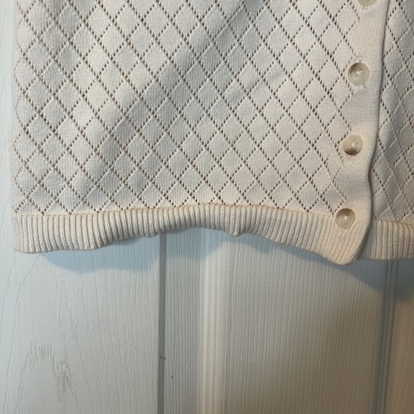 Loft Knit Button Front Tank, M - Picture 3 of 6